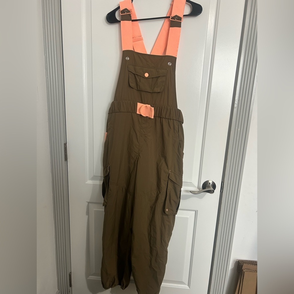 FP Movement Morning Meadows Jumpsuit Overalls Tea Leaves size S gorpcore NWOT - Picture 3 of 14